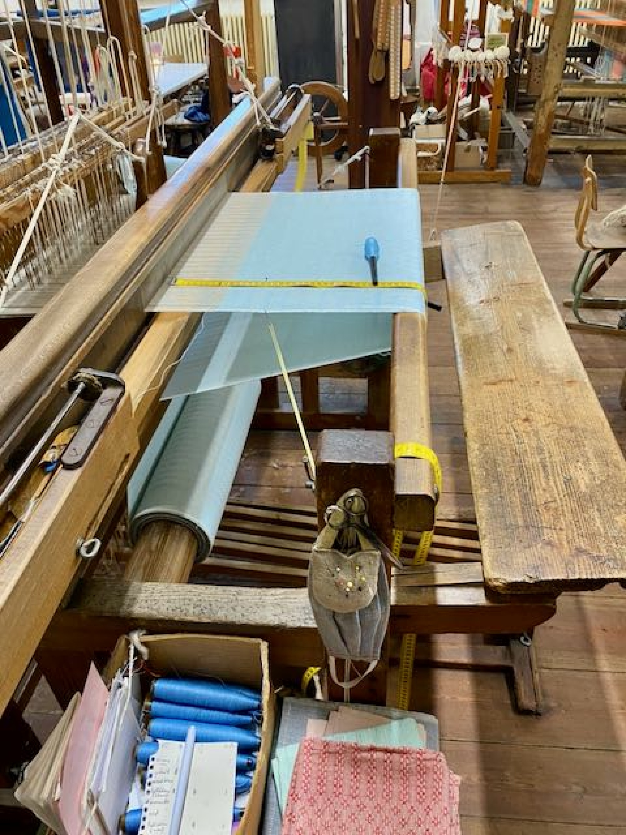 Exkursion in die Handweberei in Geltow